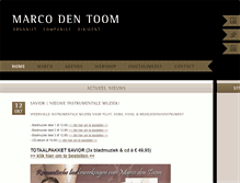Tablet Screenshot of marcodentoom.nl